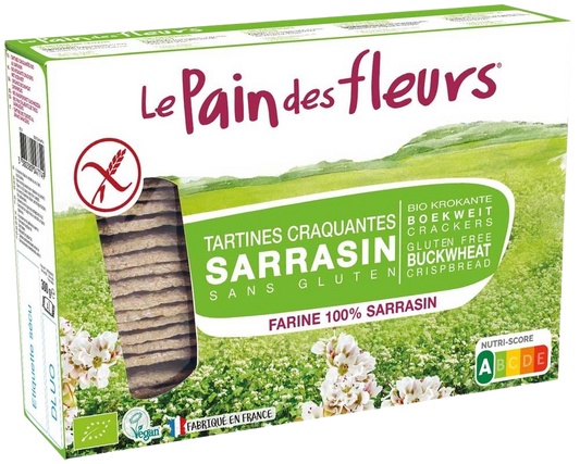 Pain Des Fleurs Boekweit crackers bio 300 Gram