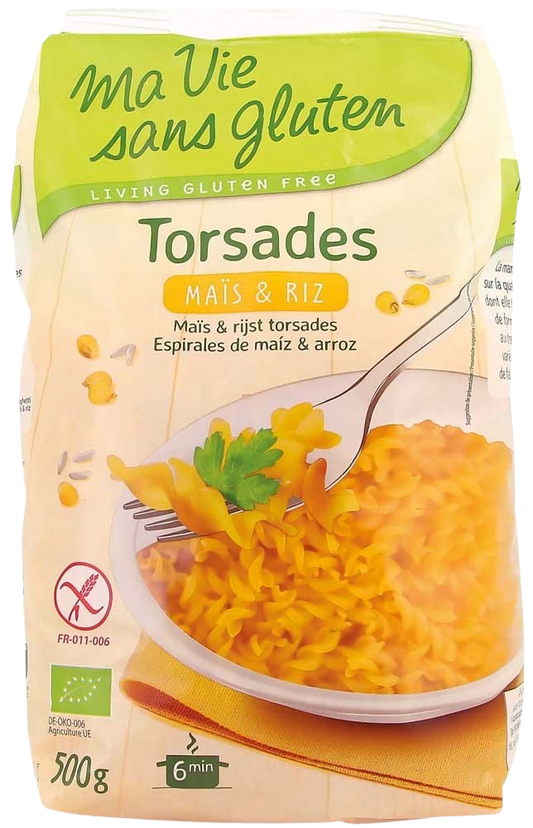 Ma Vie Sans Rijst/mais spirelli glutenvrij bio 500 Gram