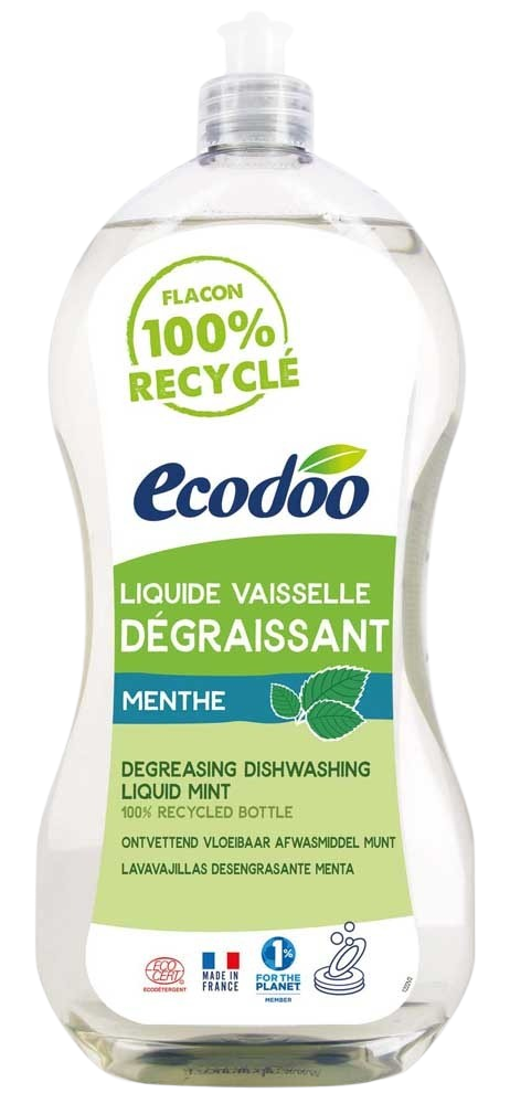Ecodoo Afwasmiddel vloeibaar ontvettend munt bio 1 Liter