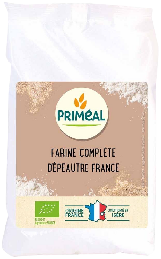Primeal Volkoren speltmeel bio 1.00 Kilogram