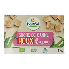 Primeal Bruine rietsuiker klontjes bio 1 Kilogram