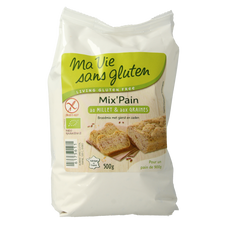 Ma Vie Sans Broodmeel met gierst en zaden glutenvrij bio 500.00 Gram