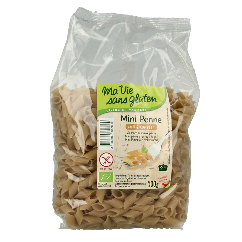 Ma Vie Sans Penne mini volkoren glutenvrij bio 500 Gram