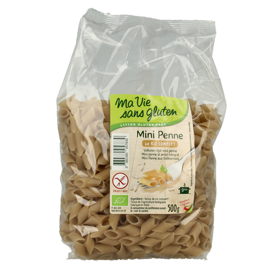 Ma Vie Sans Penne mini volkoren glutenvrij bio 500 Gram