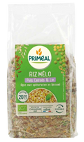 Primeal Rijst met spliterwten en lijnzaad bio 500 Gram