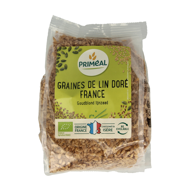 Primeal Lijnzaad goud bio 250 Gram