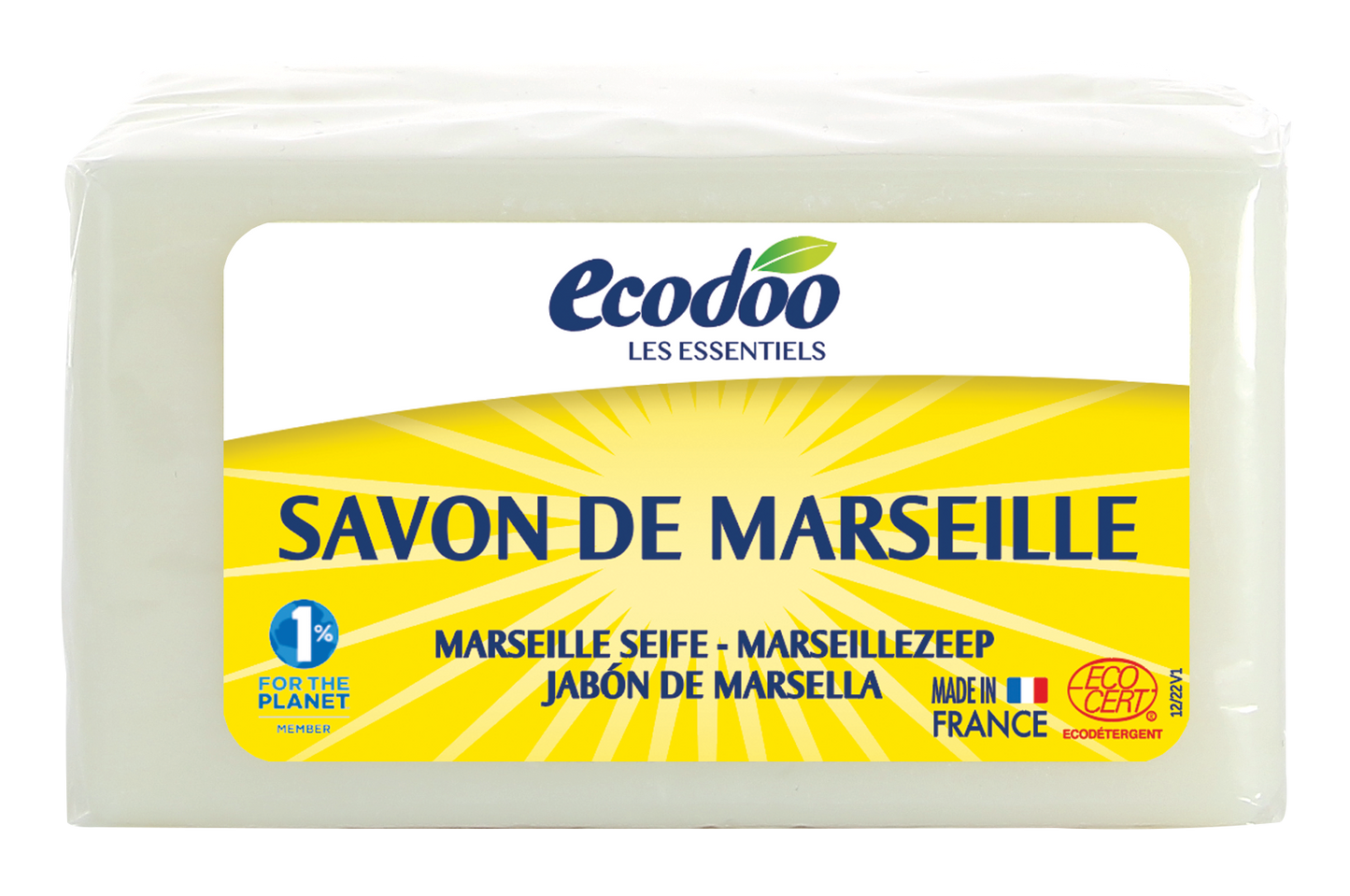 Ecodoo Marseillezeep bio 400 Gram