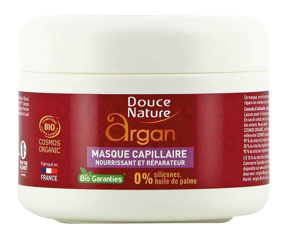 Douce Nature Haarmasker capillaire argan bio 200 Milliliter