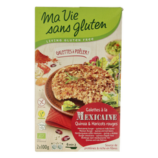 Ma Vie Sans Mexicaanse quinoaburgers 2 x 100g glutenvrij bio 2.00 Stuks