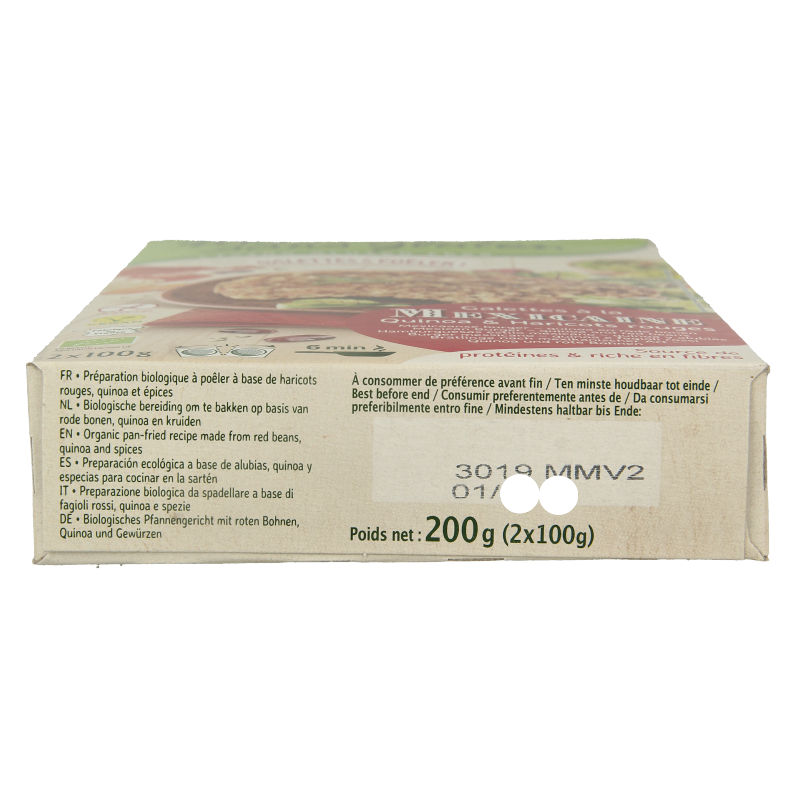 Ma Vie Sans Mexicaanse quinoaburgers 2 x 100g glutenvrij bio 2 Stuks