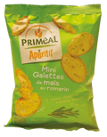 Primeal Aperitive mini maiscrackers olijf rozemarijn bio 50.00 Gram