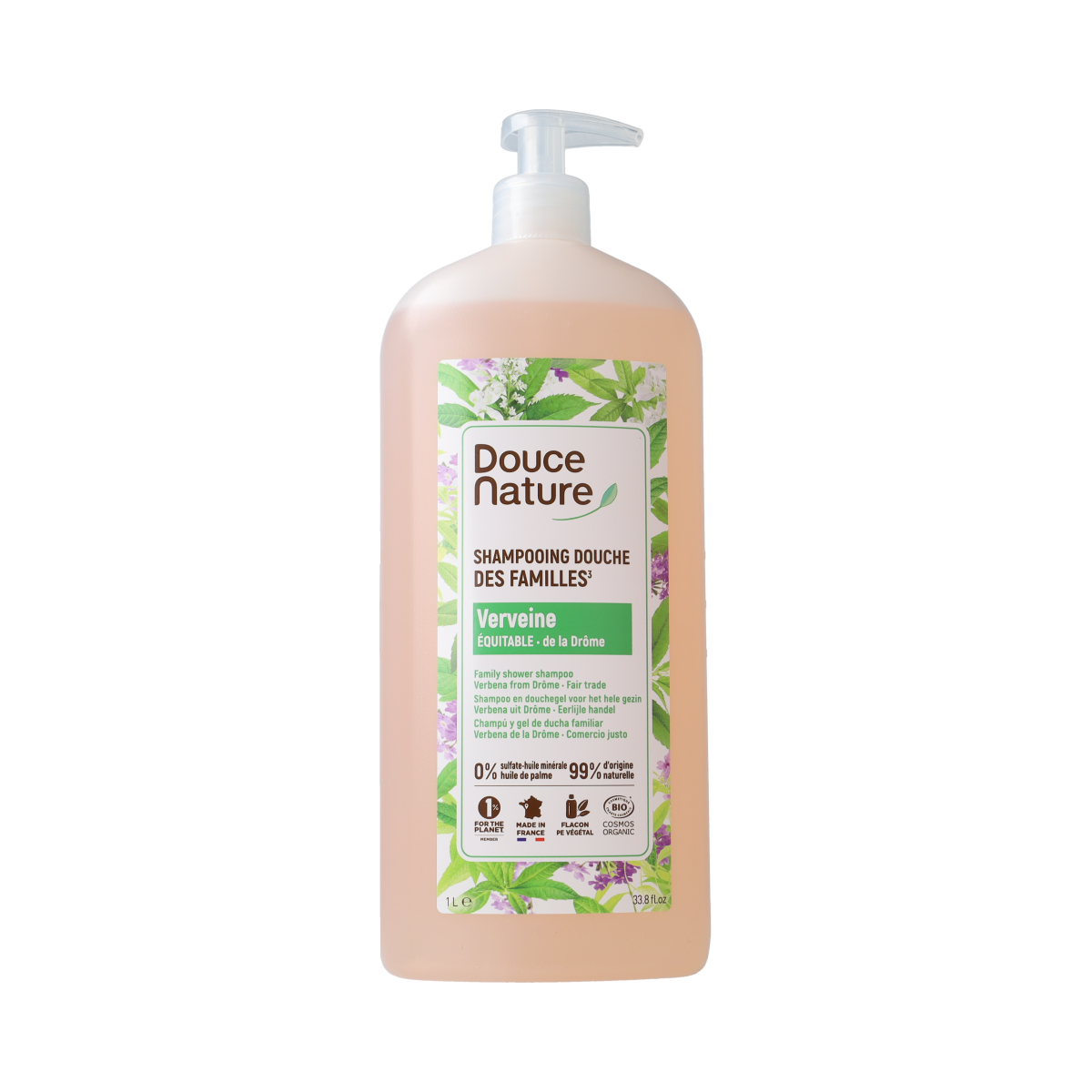 Douce Nature Douchegel & shampoo provence verbena Ardeche bio 1.00 Liter