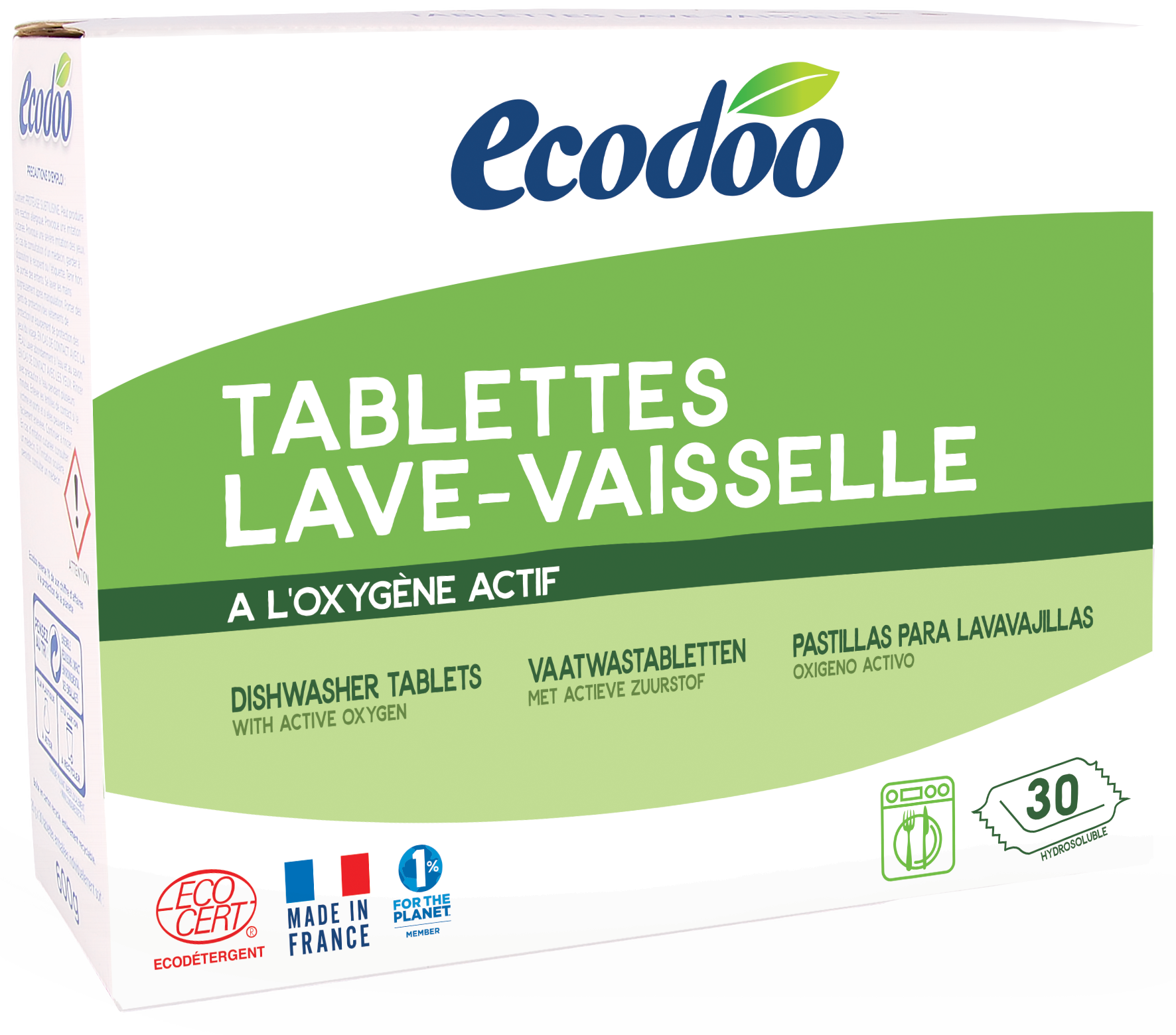 Ecodoo Vaatwasmachine tablets bio 30 Stuks