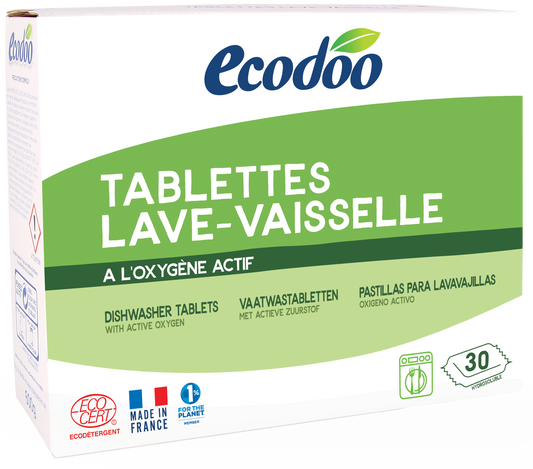 Ecodoo Vaatwasmachine tablets bio 30 Stuks