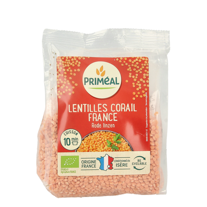 Primeal Rode linzen bio 250.00 Gram