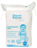 Douce Nature Baby wattenvierkantjes bio 60 Stuks