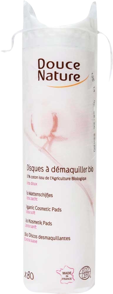 Douce Nature Wattenschijfjes katoen bio 80 Stuks
