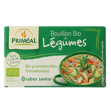 Primeal Groentebouillon blokjes 9 gram bio 8 Stuks