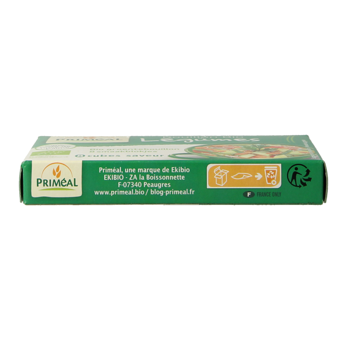 Primeal Groentebouillon blokjes 9 gram bio 8.00 Stuks