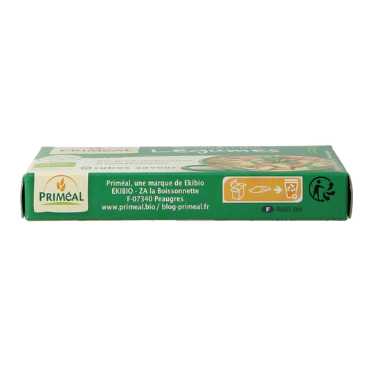 Primeal Groentebouillon blokjes 9 gram bio 8 Stuks