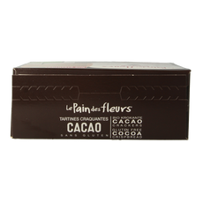 Pain Des Fleurs Krokante crackers cacao glutenvrij bio 160 Gram