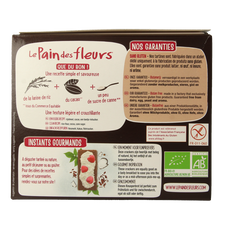 Pain Des Fleurs Krokante crackers cacao glutenvrij bio 160 Gram