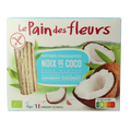 Pain Des Fleurs Krokante bio crackers met kokos bio 150 Gram