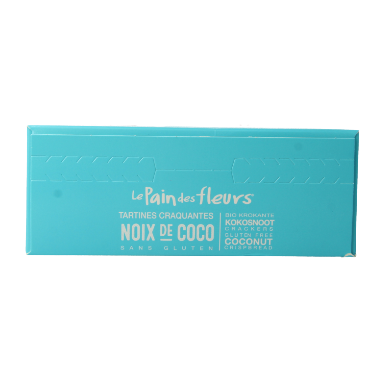 Pain Des Fleurs Krokante bio crackers met kokos bio 150 Gram