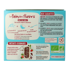 Pain Des Fleurs Krokante crackers kokos glutenvrij bio 150.00 Gram