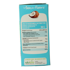Pain Des Fleurs Krokante crackers kokos glutenvrij bio 150.00 Gram