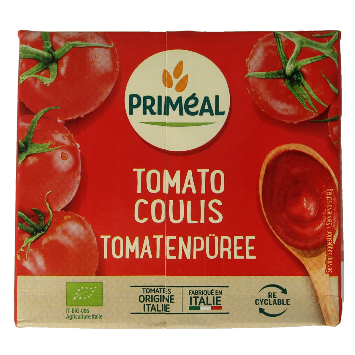 Primeal Tomatenpuree bio 500.00 Gram