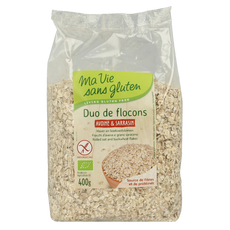 Ma Vie Sans Haver en boekweit vlokken glutenvrij bio 400.00 Gram