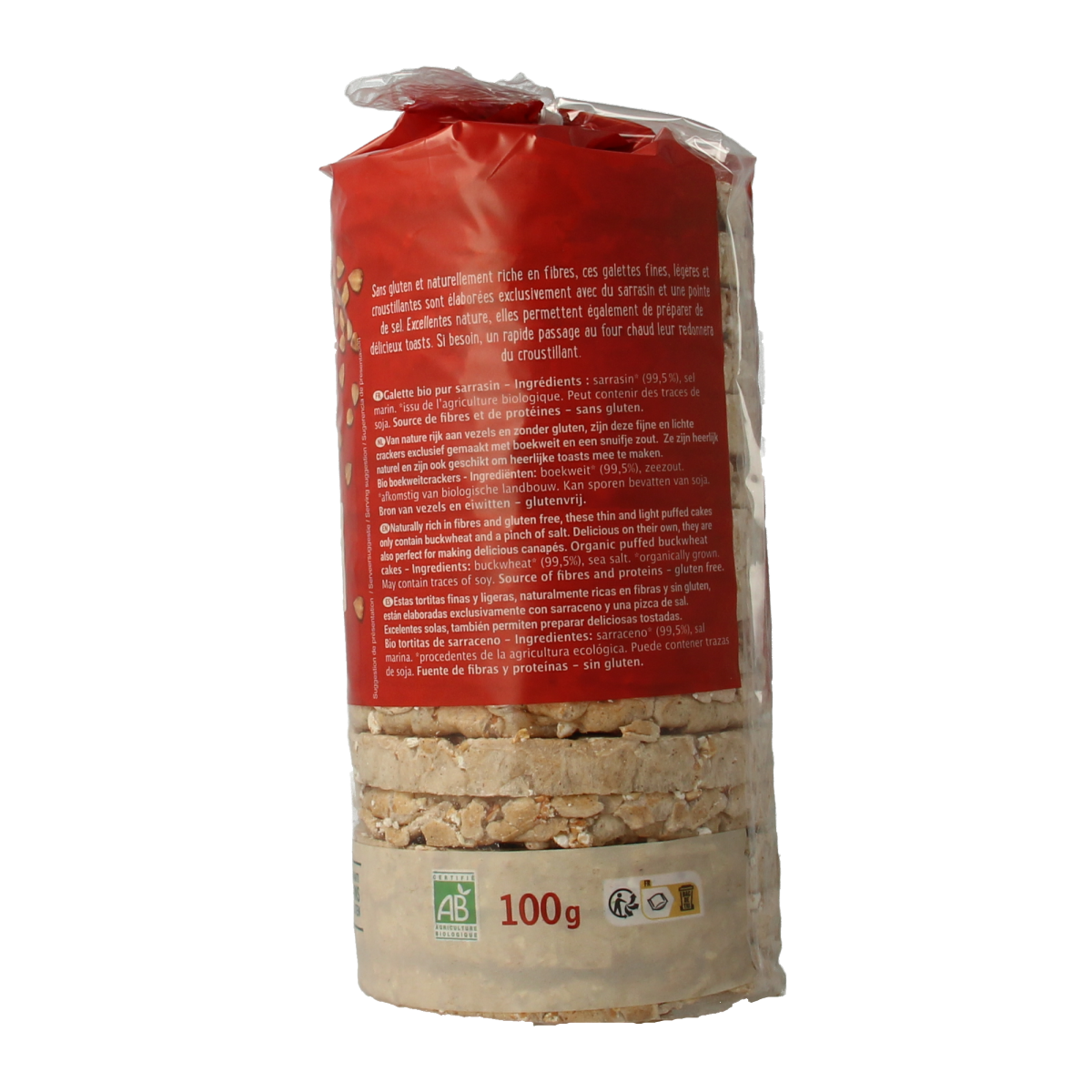 Primeal Boekweitcrackers bio 100.00 Gram