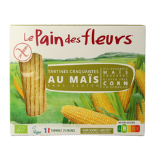 Pain Des Fleurs Krokante crackers mais glutenvrij bio 150 Gram