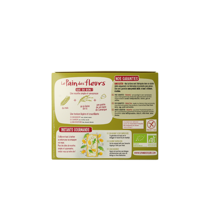 Pain Des Fleurs Krokante crackers mais glutenvrij bio 150 Gram