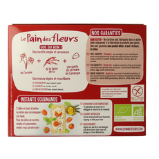 Pain Des Fleurs Krokante crackers haver glutenvrij bio  150.00 Gram