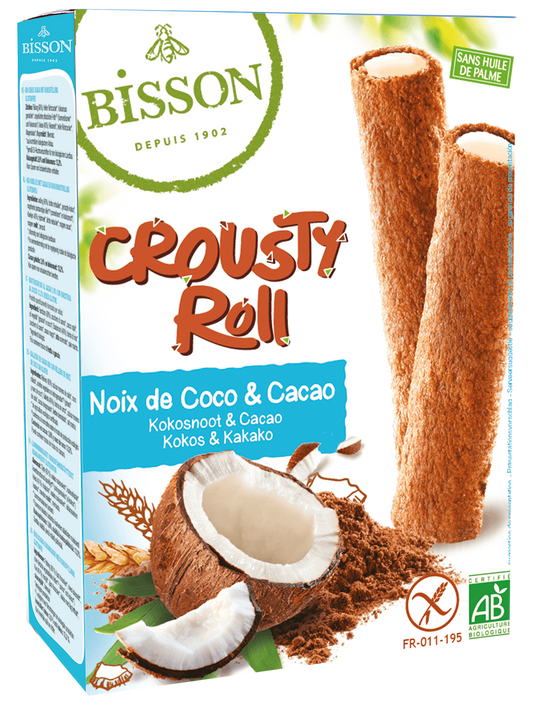 Bisson Crousty roll kokos cacao bio 125 Gram