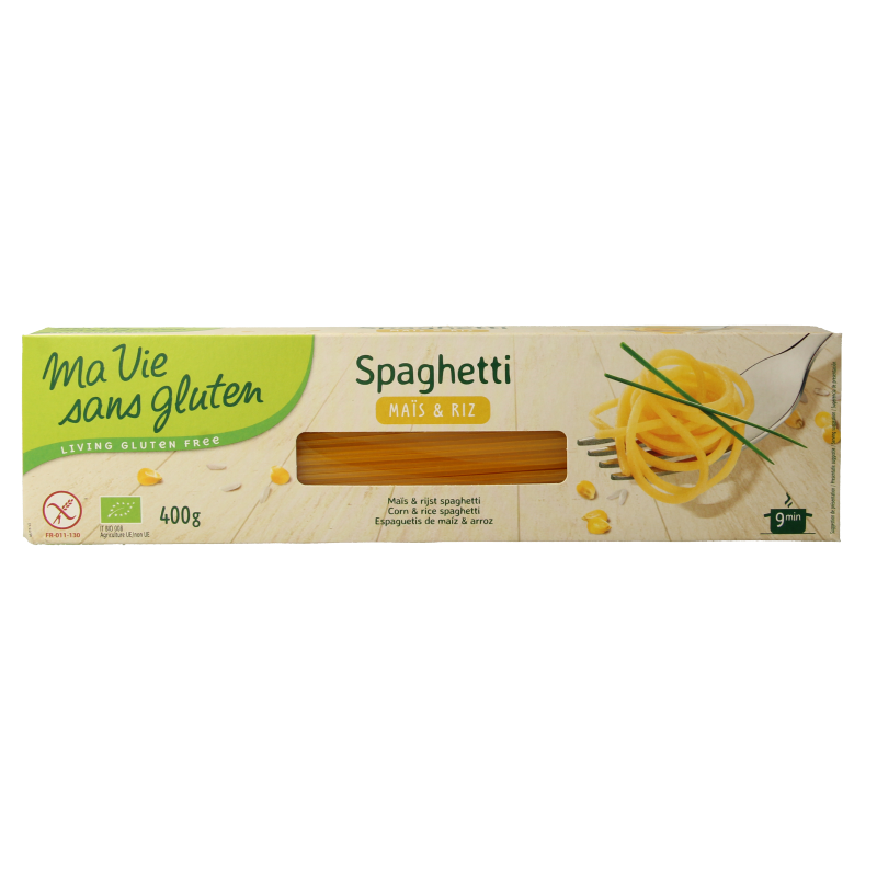 Ma Vie Sans Spaghetti van mais & rijst glutenvrij bio 400 Gram