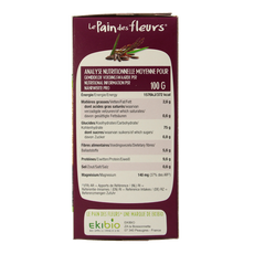 Pain Des Fleurs Krokante crackers zwarte rijst glutenvrij bio 150 Gram