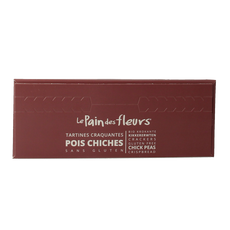 Pain Des Fleurs Krokante crackers kikkererwten glutenvrij bio 150 Gram