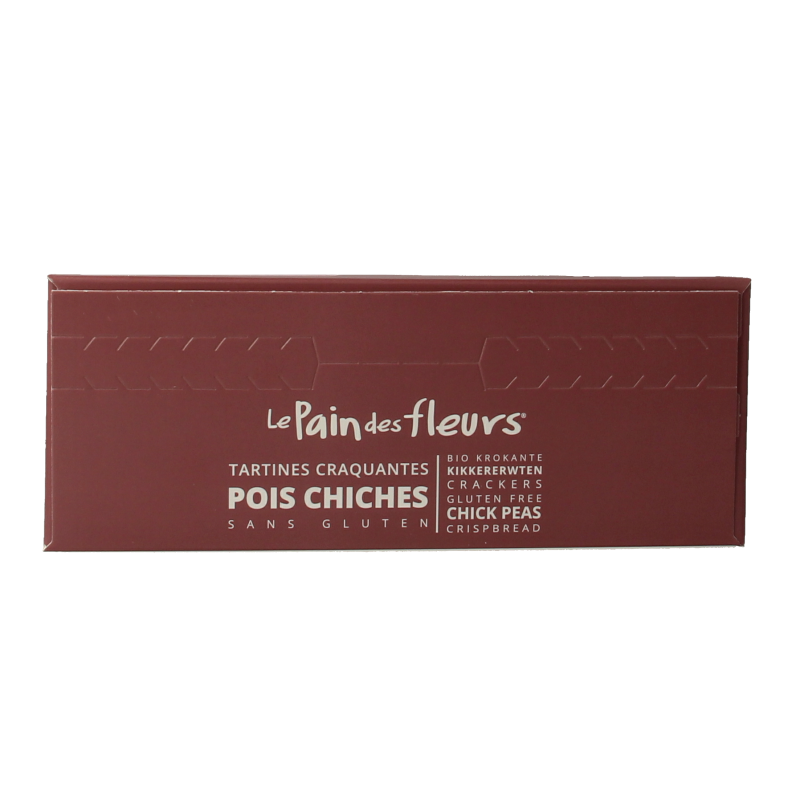 Pain Des Fleurs Kikkererwten crackers bio 150 Gram