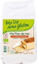 Ma Vie Sans Wit broodmix met quinomeel bio glutenvrij 500 Gram