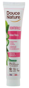 Douce Nature Tandpasta aloe vera voor gevoelig tandvlees bio 75 Milliliter