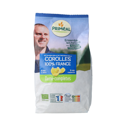 Primeal Corolle halfvolkoren pasta bio 400.00 Gram