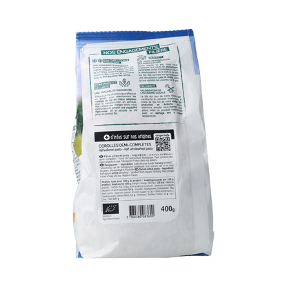 Primeal Corolle halfvolkoren pasta bio 400.00 Gram