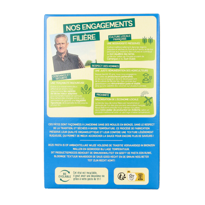 Primeal Rubanelle halfvolkoren pasta bio 400 Gram