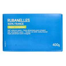 Primeal Rubanelle halfvolkoren pasta bio 400 Gram