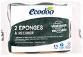 Ecodoo Schuurspons plantaardig bio 2 Stuks