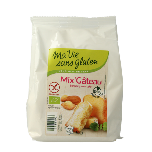 Ma Vie Sans Cakemix glutenvrij bio 300 Gram