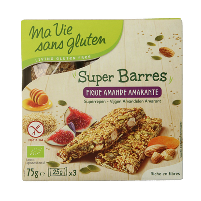 Ma Vie Sans Super repen amandel vijg amarant glutenvrij bio 75.00 Gram